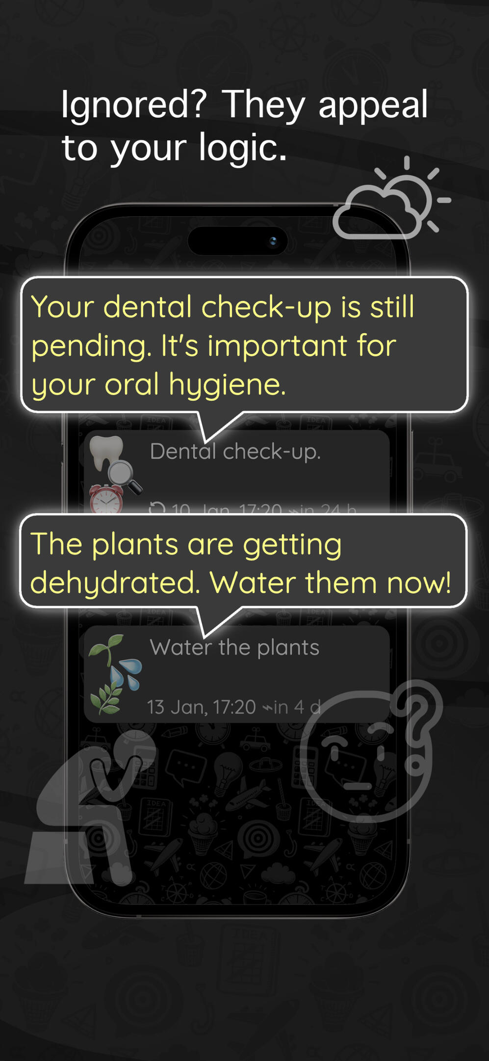 Aware Reminders illustration 2